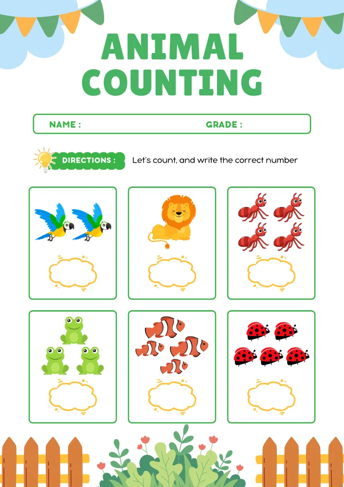 Free Printable Counting Activities for Preschoolers