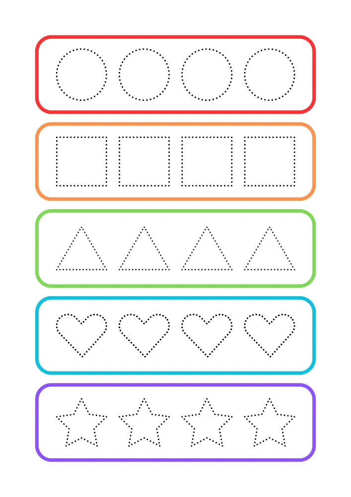 Free Printable Tracing Lines Worksheets