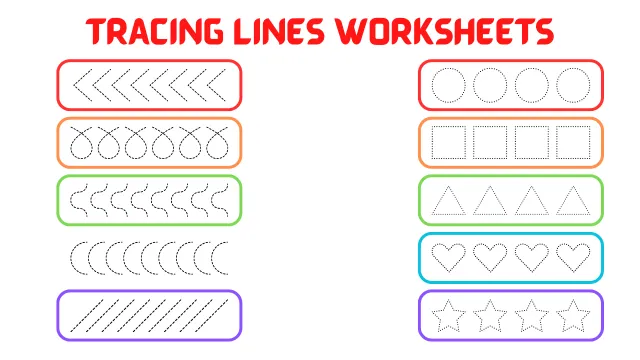 Free Printable Tracing Lines Worksheets