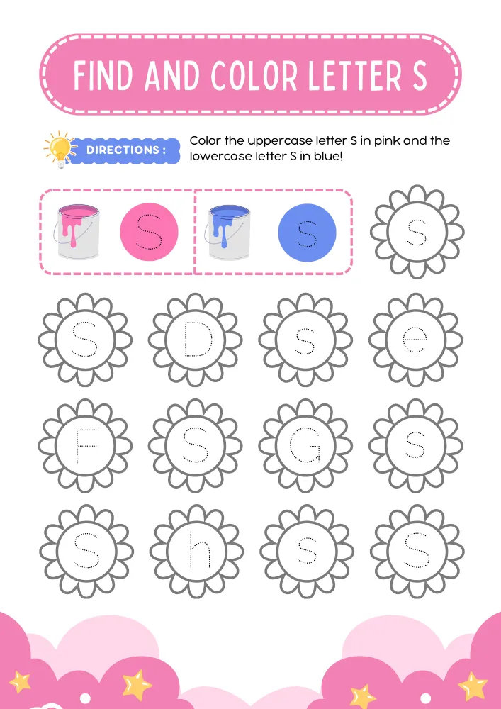 Free Printable Worksheets for Letter Recognition Activities