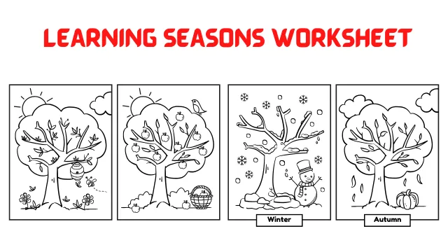 Free Worksheets for Learning Seasons